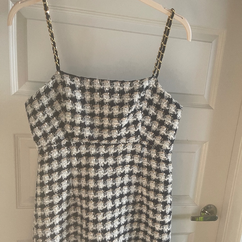 Delfi Collective Jessa Dress | Slim Tweed Mini Dress - Picture 5 of 9
